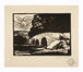 Ryb Dobois, Le vieux pont, linogravure, s.d.<br>