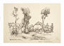 Arthur Doehaerd, Hoek in Crainhem, gravure, s.d.<br>