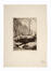 Joseph Delfosse, Le ruisseau en hiver, gravure, s.d.<br>