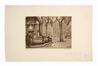 Alfred Martin, De Luikse perron, gravure, 1924.<br>