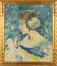 Armand Jamar, La femme décolletée, huile sur panneau de bois, 1924.<br>