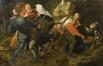 Pieter Breugel III, Rixe des paysans, huile sur toile, s.d.<br>