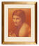 Firmin Baes, Kop van een jonge vrouw, rood krijt op papier, 1913.