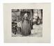 Alexandre Hannotiau, Avant le repas, lithographie, s.d.<br>