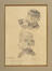 Sander Pierron, Souvenirs de reportage (croquis) : Etudiantes russes à un meeting socialiste, crayon sur papier, 1897.