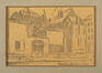 Sander Pierron, Souvenirs de reportage (croquis) : Les démolitions de la rue de Flandre, crayon sur papier, 1898.