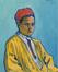 Isidore Van Mens, Jeune Arabe de Tunis, huile sur toile, 1924.