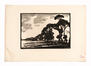 Marguerite Callet-Carcano, Paysage, linogravure, s.d.<br>