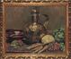 Alexandre Denonne, Nature morte (La cruche au milieu des légumes), huile sur toile, s.d.