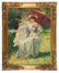 Camille Nicolas Lambert, Madame Sander Pierron au jardin, huile sur toile, 1907.<br>