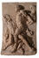 Pierre Puget, Hercule en Lycas [Lichas], bas-relief in terracotta, s.d. [17de eeuw].<br>