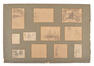 Sander Pierron, Reisschetsen (Veurne, Oostende, Nieuwpoort), potlood op papier, 1889-1898.