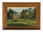 Louis Huygens, sans titre [Le domaine et manoir d'Oostendael, futur Parc Marie-José à Molenbeek-Saint-Jean], huile sur toile, 1917.
