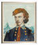 Guy Huygens, Portrait du brigadier-général Custer, huile sur toile, 1952 (ou 1957 ?).<br>