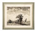 Louis Collet, sans titre [Paysage rural], gravure, 1950.<br>