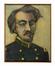[Guy Huygens], La Tour d’Ivoire. Portrait d’un rêveur [autoportrait de Guy Huygens en uniforme de l’armée des confédérés (général Custer)], huile sur toile, s.d.<br>