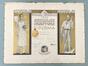 Diplôme Concours professionnel de boulangerie et pâtisserie par l'Interfédérale des patrons boulangers belges décerné à Joseph Vuyghe (Molenbeek-Saint-Jean), 1936.<br>