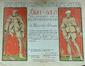 Affiche Soirée de gala au Casino de Blankenberghe au profit des grands blessés belges de la Guerre 1914-1918, dessin A. Massonet, lithogr. A. Douhaert (Bruxelles), 1921.