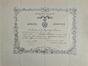 Diplôme Croix d'Officier du Mérite agricole de la République française décernée à Sander Pierron, 1906.