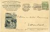 Carte postale commerciale Fabrique de sucres intervertis - articles pour brasseurs Victor Devolder, RueVandenboogaerde, 16-20 (Molenbeek-Saint-Jean), 1912.<br>