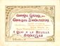 Pierre Abattucci, Projet de carte de visite Compagnie générale des céramiques d'architecture, Quai à la Houille, 4 (Bruxelles), s.d. [vers 1900].<br>