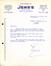 Lettres à en-tête Etablissements JEM'S, ports & sherries, Rue Laekenveld, 27 (Molenbeek-Saint-Jean), 1954.<br>