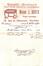 Reçus et factures Maison L. Baeck, tapisseries, ameublements, papiers peints, Rue de Ribaucourt, 75 (Molenbeek-Saint-Jean), 1907-1910.<br>