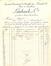 Facture Limbosch & Cie, witgoed en meubilair, Zuidstraat 19-21 - Steenstraat 31 (Brussel), 1899.<br>