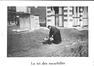 Photo Recherche d'escarbilles pour pallier le manque de charbon de chauffage, Allée verte (Molenbeek-Saint-Jean), photogr. anon., 1915.<br>