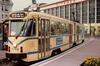 Photo Tram ligne 18 à la Place de l'Yser (Bruxelles), photogr. anon., 1991.<br>