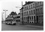 Photo Tram au Boulevard Barthélémy, près de la Porte de Ninove (Bruxelles), photogr. anon., 1972.<br>