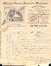 Facture à en-tête Léon Thiry & ses fils, mégisserie, tannerie, chamoiserie, maroquinerie, Rue Liverpool, 43 (Molenbeek-Saint-Jean), 1896.