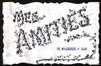 Carte de fantaisie 'Mes amitiés de Molenbeek St Jean', éd. V.P.F., 1907 (?).<br>