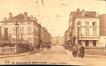 Carte-vue Pont à la Porte de Ninove, Chaussée de Ninove et café tenu par J. Deproost-Michiels (Molenbeek-Saint-Jean), éd. P.J. Flion (Molenbeek-Saint-Jean), s.d. [vers 1920]. <br>