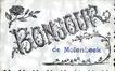 Fantasiekaart 'Bonjour de Molenbeek', uitg. V.P.F., 1909.<br>
