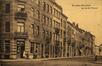 Fotokaart Scheldestraat en witgoedwinkel F. Vancampenhout, Rotterdamstraat 26 (Sint-Jans-Molenbeek), fotogr. onbekend, s.d. [rond 1925].<br>