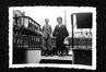 Photo prise sur un bateau, au Canal de Carleroi, à la Porte de Flandre (Molenbeek-Saint-Jean), photogr. anon., 1938.<br>