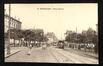 Carte-vue Porte d'Anvers (Bruxelles) avec trams hippotractés, éd. Grand Bazar Anspach (Bruxelles), s.d.<br>