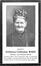 Doodsprentje Johanna-Catherina Raes (Aalst, 1843 - Sint-Jans-Molenbeek, 1922), 1922.<br>