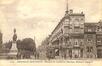Carte-vue Boulevard Léopold II et monument aux promoteurs des installations portuaires (Molenbeek-Saint-Jean), éd. Henri Georges (Bruxelles), s.d.<br>
