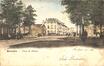 Carte-vue colorisée Porte de Ninove (Molenbeek-Saint-Jean), éd. E. Nels (Bruxelles), 1902.<br>