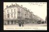 Carte-vue Boulevard Léopold II (Molenbeek-Saint-Jean) et le café Léopoldville, éd. De Leenaer (Koekelberg), 1908.