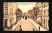 Carte-vue colorisée Chaussée de Gand (Molenbeek-Saint-Jean) à hauteur de la Rue des Quatre-Vents, avec tram, s.éd., s.d. [vers 1911].