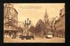 Carte-vue Boulevard du Jubilé (Molenbeek-Saint-Jean) vu du Boulevard Léopold II, avec tram Ligne G, éd. P.I.B., 1934 (?).<br>