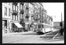 Foto Tramlijn F Expo op de Jubelfeestlaan (Sint-Jans-Molenbeek), fotogr. Bazin, 1958.<br>