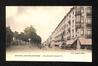 Carte-vue colorisée Boulevard Léopold II (Molenbeek-Saint-Jean) vu à parti du Square Sainctelette,  usine Louis De Waele, éd. L. Lagaert (Bruxelles), s.d. [début 20e siècle].<br>