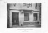 Planche Façade rez-de-chaussée de la maison du Boulevard du Jubilé, 19, construite en 1906 (Molenbeek-Saint-Jean), architecte Emile Lambot, extr. de Vers l'Art, s.d.<br>