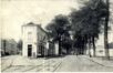 Carte-vue Chaussée de Gand à hauteur du vélodrome, estaminet et marchand de bières Vansteenberghe-Leclercq (Molenbeek-Saint-Jean), éd. L. Lagaert (Bruxelles), s.d. [vers 1910].<br>
