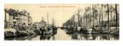 Carte-vue Ferme des Boues (Bruxelles), Canal de Willebroeck et l'Allée verte (Molenbeek-Saint-Jean), s.éd., s.d. [début 20e siècle].<br>