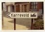 Photo Panneau indicateur vers le château du Karreveld (Molenbeek-Saint-Jean), photogr. anon., s.d. 